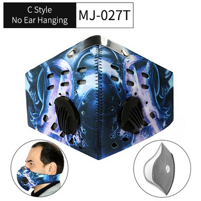 WEST BIKING Sport näomask aktiivsöefiltriga PM 2.5 saastevastane mask treeninguks Tolmuvastane jalgrattamask