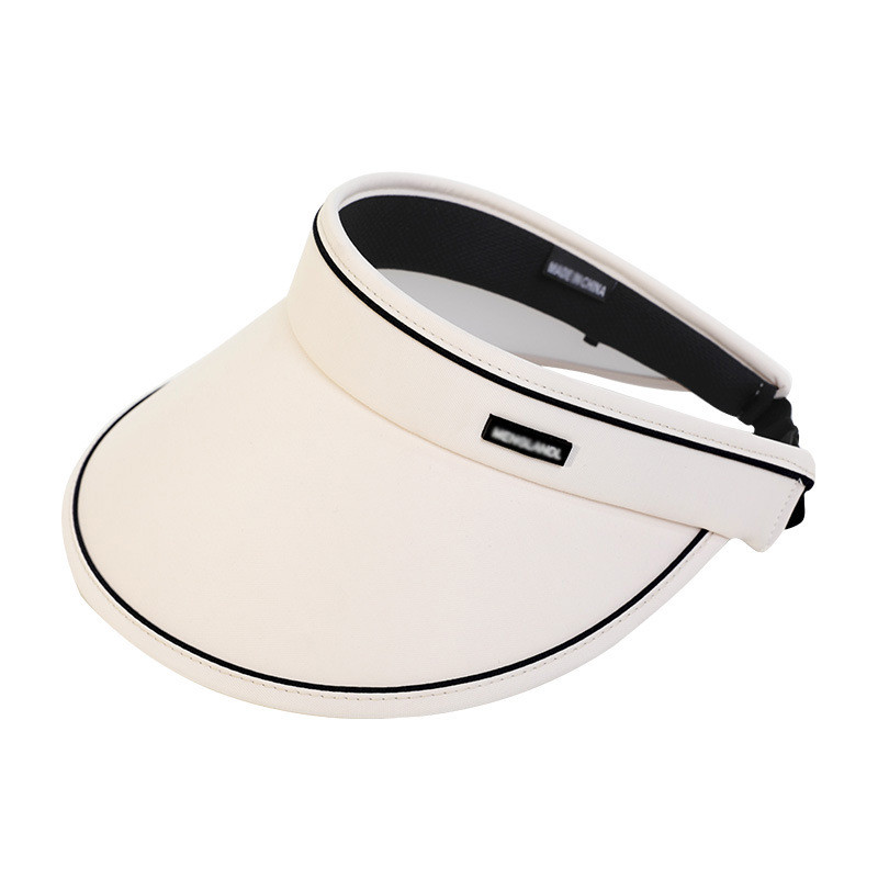 Bezmaksas piegāde Tukša augšpuse sauļošanās cepure Sieviešu vasaras pārklājums sejai Anti-UV sauļošanās cepure Riteņbraukšana ar lielām malām jauna saules cepure