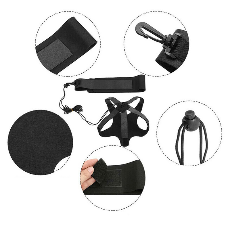 Volejbola treniņu aprīkojums, solo treniņš iesācējiem, rokas šūpošanās, elastīga volejbola treniņu siksna, sporta preces