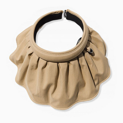 Šešir za plažu Ljeto 2022. Novi prazan gornji dio Ženska zaštita od sunca sa širokim obodom Poklopac za ultraljubičaste zrake Traka za glavu za lice Jednobojne kape za dvostruku namjenu