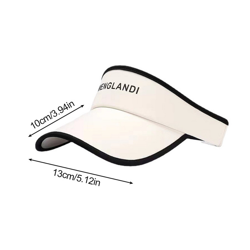 1 kom. Ledeno svilene kape za sunčanje Ženske prazne bejzbolske kape Krema za sunčanje UV zaštita Viziri Jahanje na otvorenom Trčanje Sportske sjenila