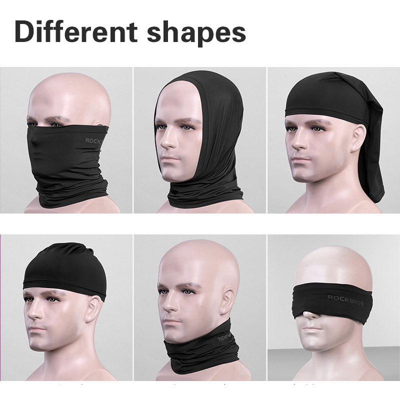 Dviračių kaukė, kvėpuojanti greitai džiūstanti UV400 apsauga, ledo šilko audinys, dviratis kalnų dviratis, žvejyba lauke vasarą