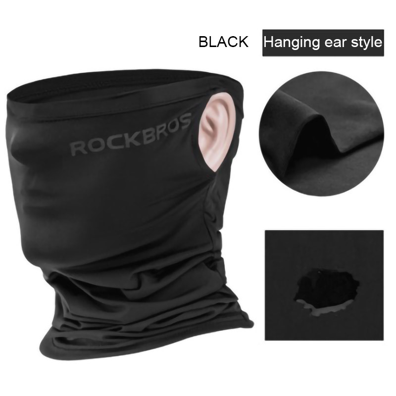 Dviračių kaukė, kvėpuojanti greitai džiūstanti UV400 apsauga, ledo šilko audinys, dviratis kalnų dviratis, žvejyba lauke vasarą