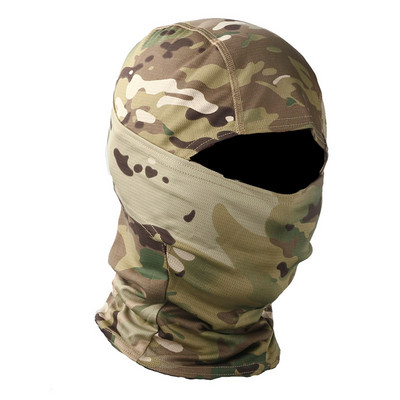 Military Tactical Balaclava Bike Cycling Αντιανεμική μάσκα πλήρους προσώπου για υπαίθριο κυνήγι Πεζοπορία Στρατού Κεφάλι ζεστή ασπίδα κασκόλ για σκι