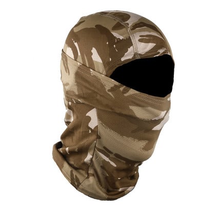 Military Tactical Balaclava Bike Cycling Αντιανεμική μάσκα πλήρους προσώπου για υπαίθριο κυνήγι Πεζοπορία Στρατού Κεφάλι ζεστή ασπίδα κασκόλ για σκι