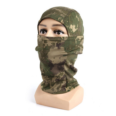 Military Tactical Balaclava Bike Cycling Αντιανεμική μάσκα πλήρους προσώπου για υπαίθριο κυνήγι Πεζοπορία Στρατού Κεφάλι ζεστή ασπίδα κασκόλ για σκι