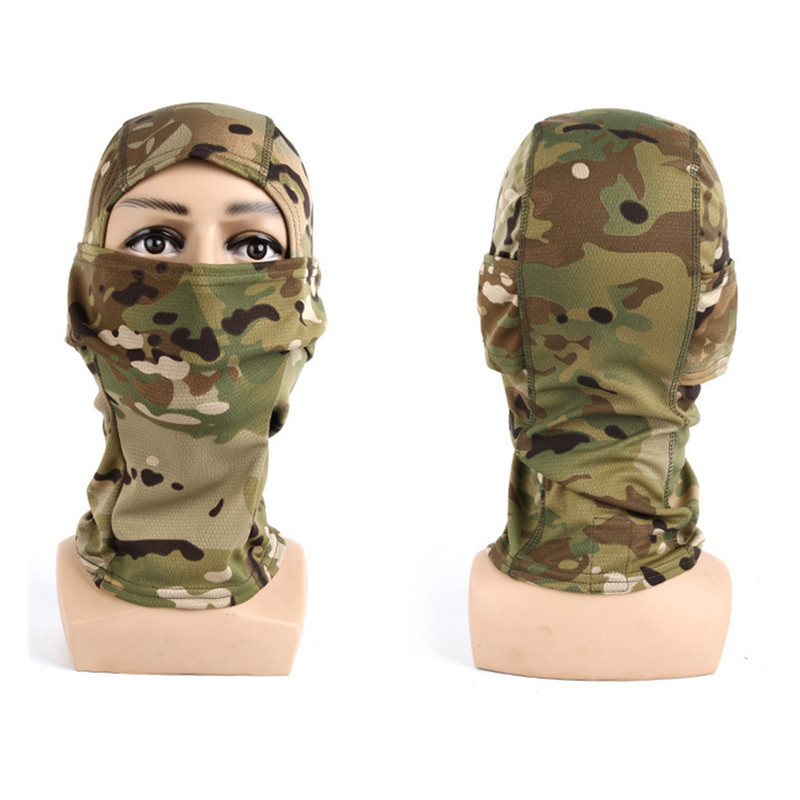 Military Tactical Balaclava Bike Cycling Αντιανεμική μάσκα πλήρους προσώπου για υπαίθριο κυνήγι Πεζοπορία Στρατού Κεφάλι ζεστή ασπίδα κασκόλ για σκι