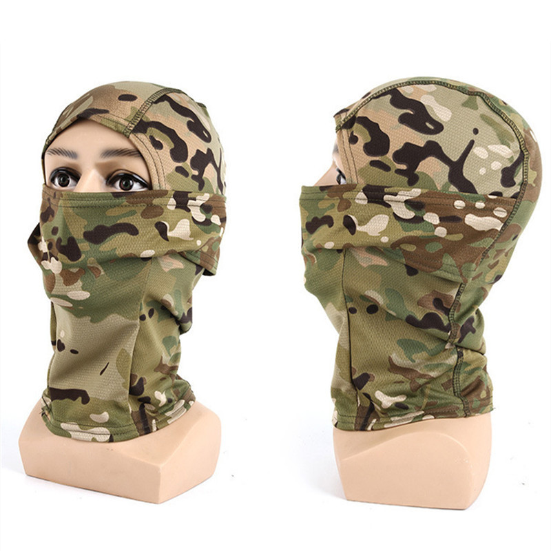 Military Tactical Balaclava Bike Cycling Αντιανεμική μάσκα πλήρους προσώπου για υπαίθριο κυνήγι Πεζοπορία Στρατού Κεφάλι ζεστή ασπίδα κασκόλ για σκι