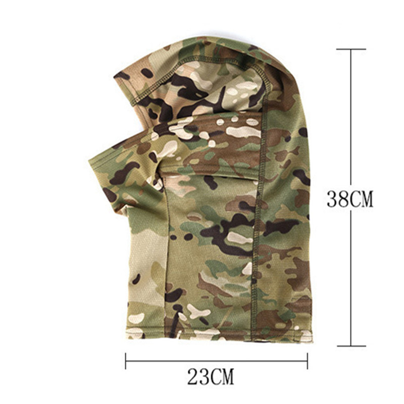 Military Tactical Balaclava Bike Cycling Αντιανεμική μάσκα πλήρους προσώπου για υπαίθριο κυνήγι Πεζοπορία Στρατού Κεφάλι ζεστή ασπίδα κασκόλ για σκι