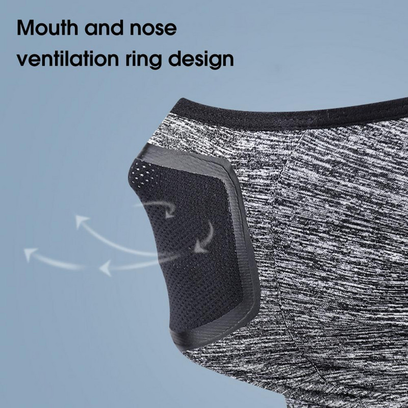 Izjādes sauļošanās vāciņš Elpojošs saules aizsargs kakla pārklājs Sporta riteņbraukšanas šalle sauļošanās sejas pārklājums velosipēda sejas maska