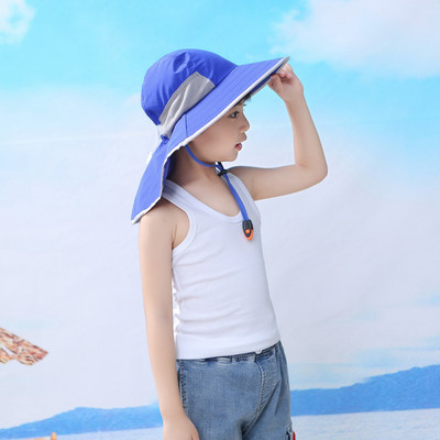 SPF 50+ Saules cepure regulējama āra pārgājienu cepures Vasaras mazuļu cepures zēniem ceļojumiem pludmales mazuļu meiteņu cepures bērniem bērnu cepures