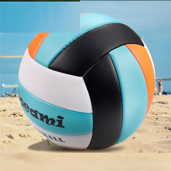 Възрастен ученик Официален размер 5# PU мека на допир плажна волейболна тренировъчна волейболна топка за закрито състезание