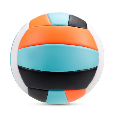 Pieaugušo studentu oficiālais izmērs 5 # PU mīksta pieskāriena pludmales volejbols vidusskolas treniņu volejbols iekštelpu standarta sacensību bumba