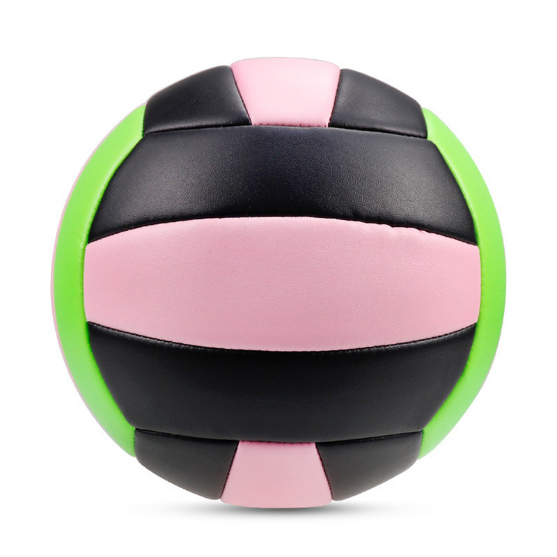 Pieaugušo studentu oficiālais izmērs 5 # PU mīksta pieskāriena pludmales volejbols vidusskolas treniņu volejbols iekštelpu standarta sacensību bumba