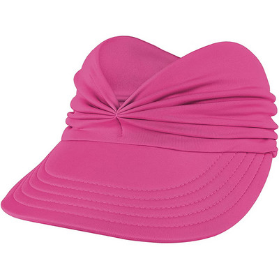 Sieviešu saulessarga cepure Iepakojama platmalu vasaras pludmales cepure ar UV aizsardzību sporta golfa tenisa skriešanai