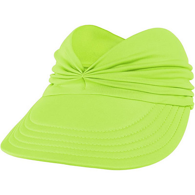 Sieviešu saulessarga cepure Iepakojama platmalu vasaras pludmales cepure ar UV aizsardzību sporta golfa tenisa skriešanai