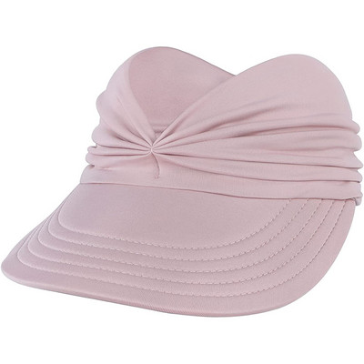 Sieviešu saulessarga cepure Iepakojama platmalu vasaras pludmales cepure ar UV aizsardzību sporta golfa tenisa skriešanai