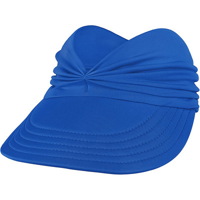 Sieviešu saulessarga cepure Iepakojama platmalu vasaras pludmales cepure ar UV aizsardzību sporta golfa tenisa skriešanai