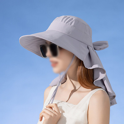 Jalgrattamüts Mütsi kaitse Sall Sallid Korea stiilis hobusesaba Päikesekaitsevisiir naiste kaluri mütsiga