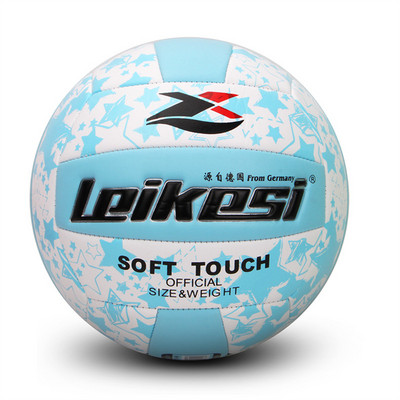 Официален размер No.5 Машинно шиене Мека на докосване Плажна волейболна тренировъчна волейболна стандартна състезателна топка за възрастни
