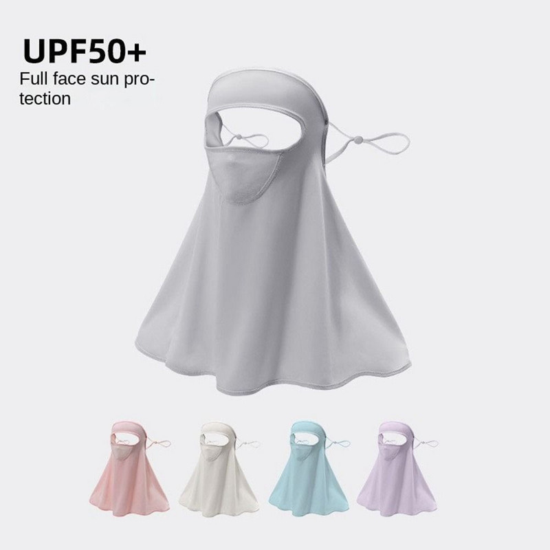 Sievietēm Vīriešiem Vasaras sauļošanās ledus zīda maska āra sportam golfam sejas maska UV aizsargājoša kakla izgriezuma maska piekarināma auss galvas saite