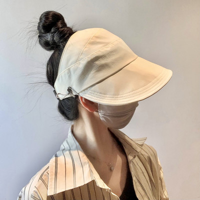 Kokkupandav laia äärega tühje ülaosa päikesemüts Pingutusnööriga reguleeritavad mütsid meestele Naiste rannamütsid Suvised kiiresti kuivavad visiirid kork