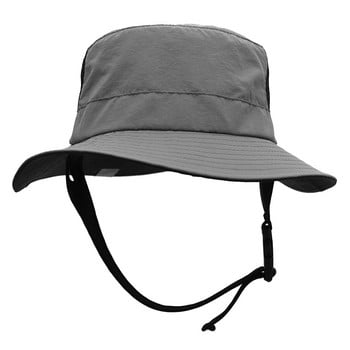 Мъжка шапка с кофа Плажна шапка за сърф Слънцезащитен Бързосъхнеща външна шапка Дамски сенник Регулируема катарама за брадичката Риболов Къмпинг Шапка за възрастни