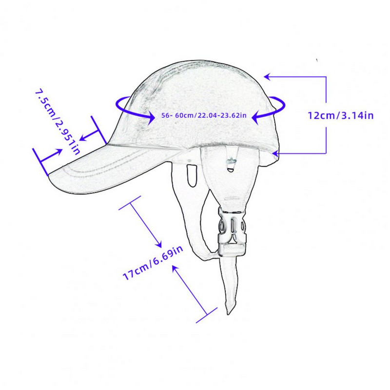 Ühevärviline laia äärega unisex päikesemüts matkamiseks Reguleeritav pandlaga UV-vastane kaitse suurte peade jaoks