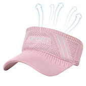 Hollow Top Sun Hat Sun Protection Hollow Top Beach Καπέλο παραλίας Αναπνεύσιμο καπέλο γκολφ τένις προστατευτικό γείσο προστασίας UV για τρέξιμο ταξιδιού