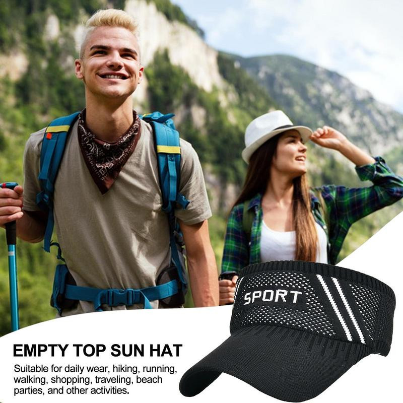 Hollow Top Sun Hat Sun Protection Hollow Top Beach Καπέλο παραλίας Αναπνεύσιμο καπέλο γκολφ τένις προστατευτικό γείσο προστασίας UV για τρέξιμο ταξιδιού
