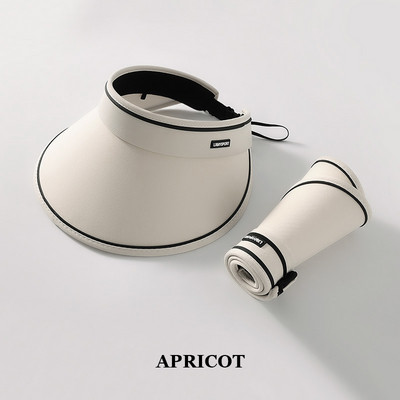 Vasaras platmalu saules aizsargcepure, salokāma, iesaiņojama UV aizsardzība golfa cepure, pārnēsājama viegla sporta cepure ikdienišķa pludmales cepure