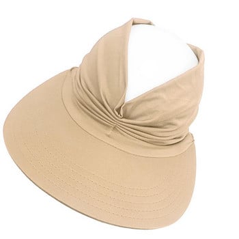 Γυναικεία καπέλα ηλίου Ελαστικά αλεξήλια για γυναίκες χωρίς πονοκέφαλο Γυναικεία καλοκαιρινή αντηλιακή αλεξίπτωτο γυναικείο καπέλο αντι-UV Elastic Hollow Top