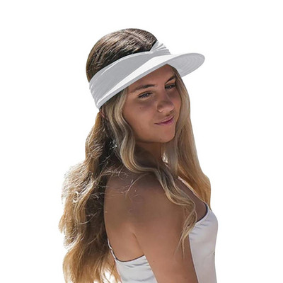 Ženske kape za sunce Elastične šilterice za sunce za žene bez glavobolje Ženske ljetne kape sa šiltericama za sunce Ženska anti-UV elastična šuplja kapa