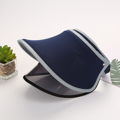 Αντιηλιακό καπέλο διπλής στρώσης τόπλες γυναικείο ρυθμιζόμενο καπέλο προστασίας από υπεριώδη ακτινοβολία για υπαίθρια αθλητικά καπέλα παραλίας