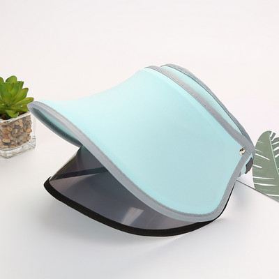 Αντιηλιακό καπέλο διπλής στρώσης τόπλες γυναικείο ρυθμιζόμενο καπέλο προστασίας από υπεριώδη ακτινοβολία για υπαίθρια αθλητικά καπέλα παραλίας