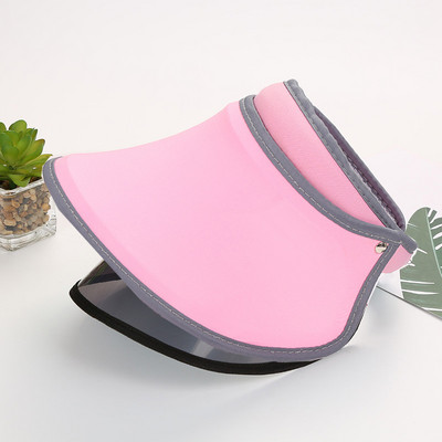 Αντιηλιακό καπέλο διπλής στρώσης τόπλες γυναικείο ρυθμιζόμενο καπέλο προστασίας από υπεριώδη ακτινοβολία για υπαίθρια αθλητικά καπέλα παραλίας