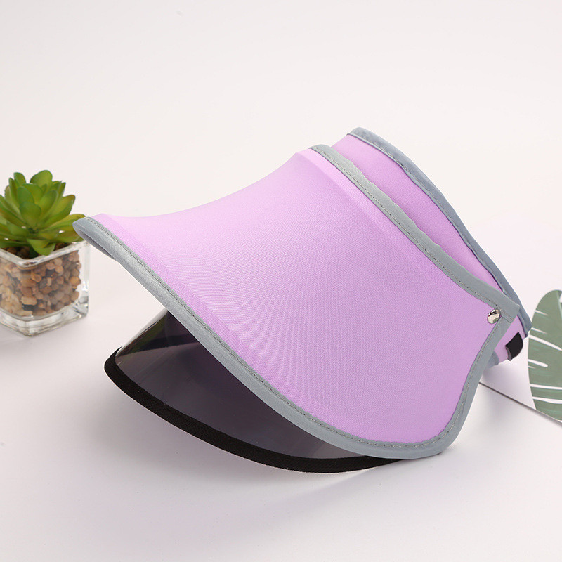 Αντιηλιακό καπέλο διπλής στρώσης τόπλες γυναικείο ρυθμιζόμενο καπέλο προστασίας από υπεριώδη ακτινοβολία για υπαίθρια αθλητικά καπέλα παραλίας