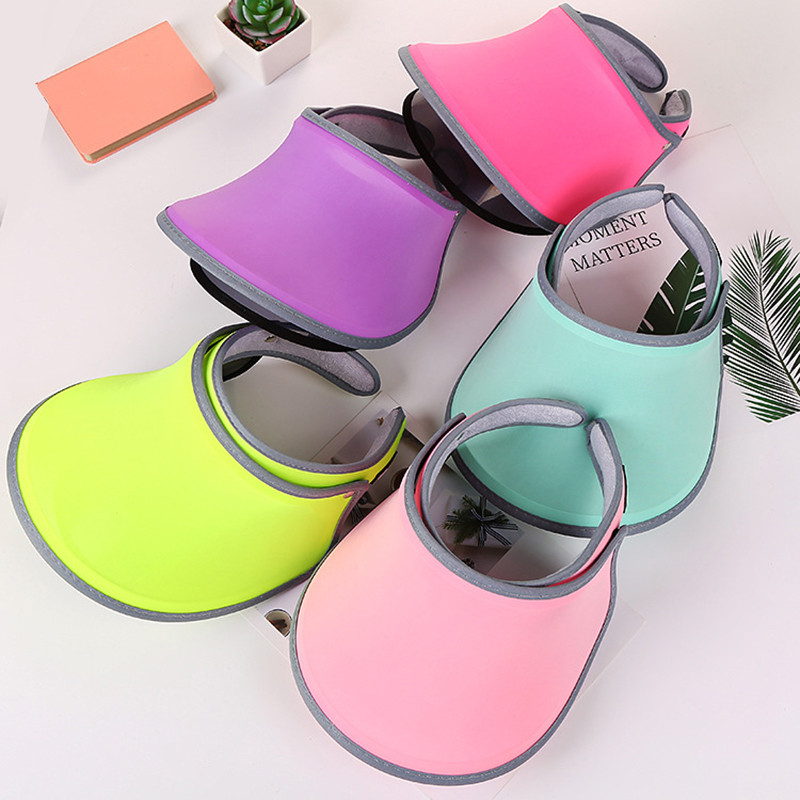 Αντιηλιακό καπέλο διπλής στρώσης τόπλες γυναικείο ρυθμιζόμενο καπέλο προστασίας από υπεριώδη ακτινοβολία για υπαίθρια αθλητικά καπέλα παραλίας