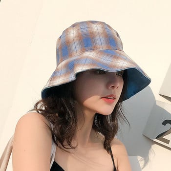 Γυναικείο καπέλο διπλής όψης Καπέλο Fisherman Καπέλο Πτυσσόμενο καπέλο με φαρδύ γείσο με προστασία UV Καπέλα ηλίου για εξωτερικούς χώρους