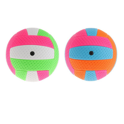 PVC Volleyball Size 2, Soft Touch Game Training Practice Recreational Ball 5.9inch Children Toy for Sand Backyard