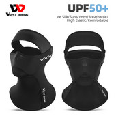 WEST BIKING Hingav mask jalgrattasõiduks Kogu nägu UV-kaitsega mootorratta MTB kiiver kapuuts kalapüügi sall jahutus spordivarustus