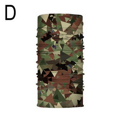 Unisex Camouflage Ice Silk Magic Bandana Kõrva riidepuu pool näomask Õues kalapüük Matkamine Jalgratta kaela kattesall