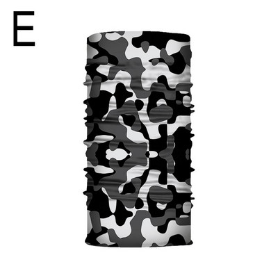 Unisex Camouflage Ice Silk Magic Bandana Kõrva riidepuu pool näomask Õues kalapüük Matkamine Jalgratta kaela kattesall