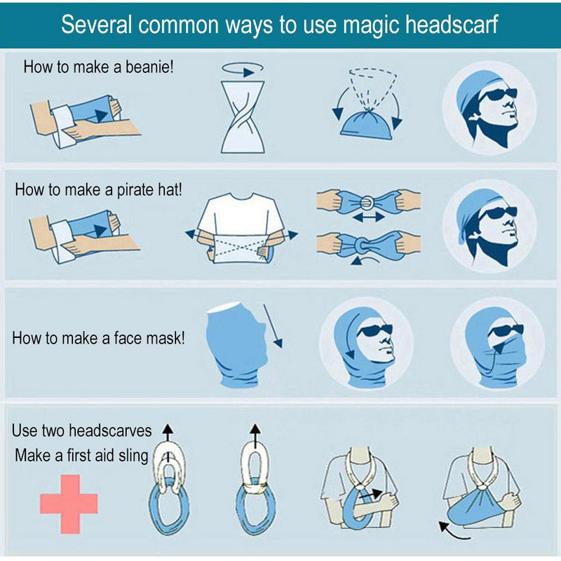 Unisex Camouflage Ice Silk Magic Bandana Kõrva riidepuu pool näomask Õues kalapüük Matkamine Jalgratta kaela kattesall