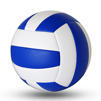 Размер 5 Волейболна топка PVC Мека волейболна топка Възрастни На закрито Открито отборно обучение Състезателна топка Пясъчна плажна надуваема волейболна топка