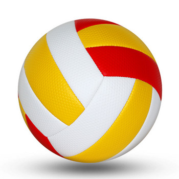Размер 5 Волейболна топка PVC Мека волейболна топка Възрастни На закрито Открито отборно обучение Състезателна топка Пясъчна плажна надуваема волейболна топка