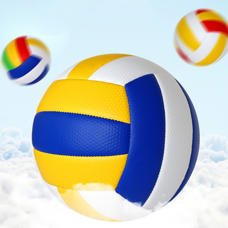 5. izmēra volejbols PVC mīkstais volejbols pieaugušajiem iekštelpu āra komandu treniņu sacensības, bumba smilšu pludmales piepūšamais volejbols