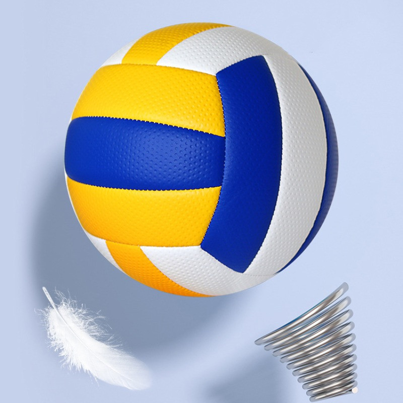 5. izmēra volejbols PVC mīkstais volejbols pieaugušajiem iekštelpu āra komandu treniņu sacensības, bumba smilšu pludmales piepūšamais volejbols