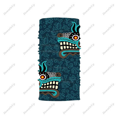 Mehhiko rattabanaan kõrge elastne õmblusteta balaclava meeste ja naiste sall kaela kedra näokaitse