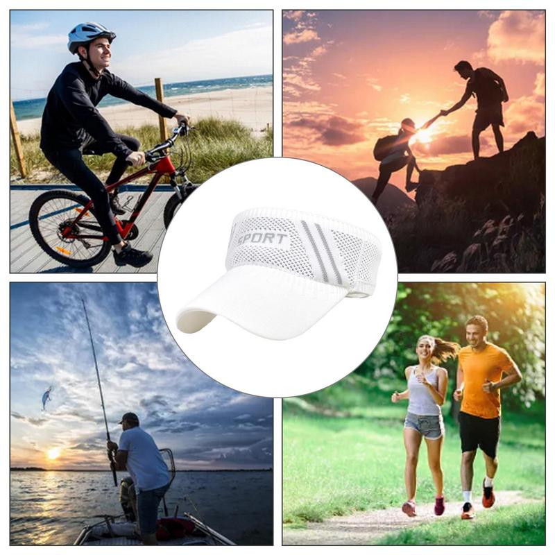 Vasaras Visors Hat Beach Vasaras Visors Elpojošs Vasaras UV Aizsardzības Visor Cepure pārgājieniem Ceļojumi Skriešanai